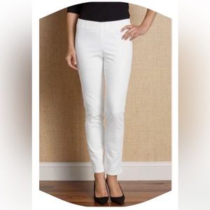Soft Surroundings Metro White Denim Pull On Jeans/Jeggings Size P/S